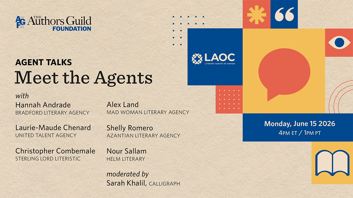 A manilla-colored background announcing an Agent Talks session called "Meet the Agents"