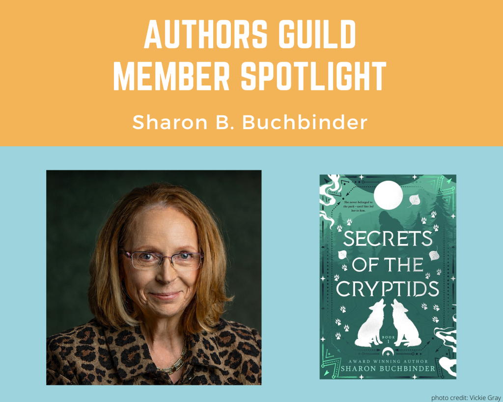 author Sharon Buchbinder and her book Secrets of the Cryptids