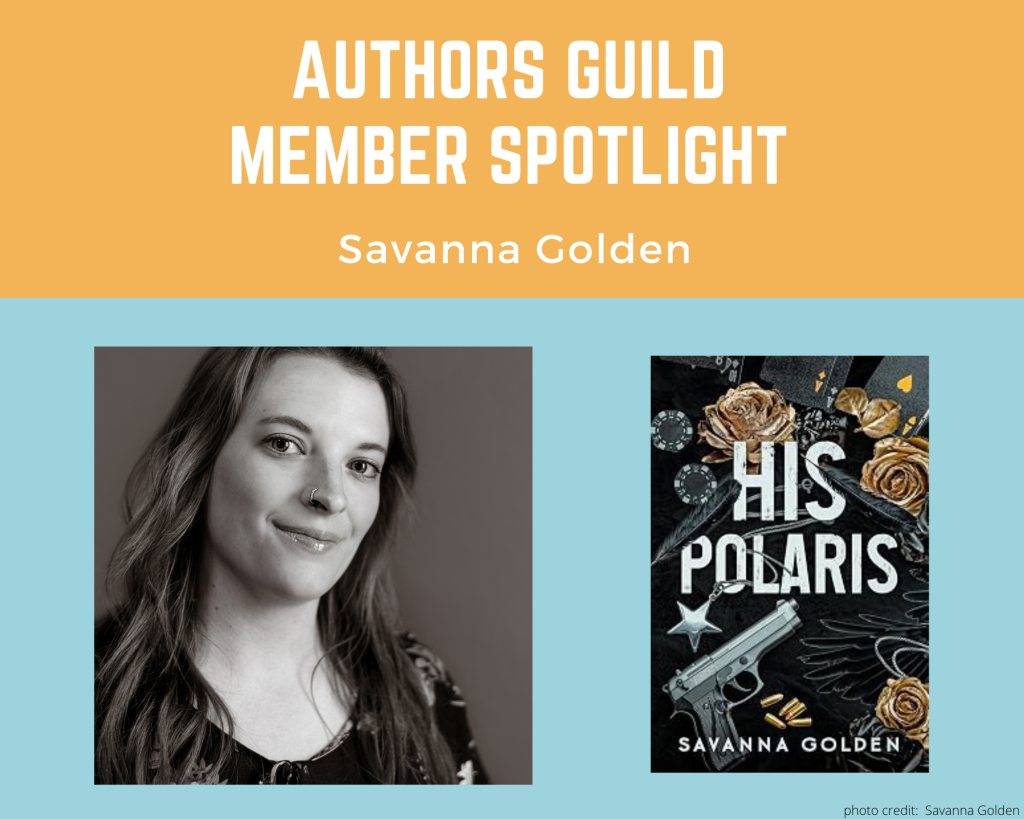 author Savanna Golden and her book His Polaris