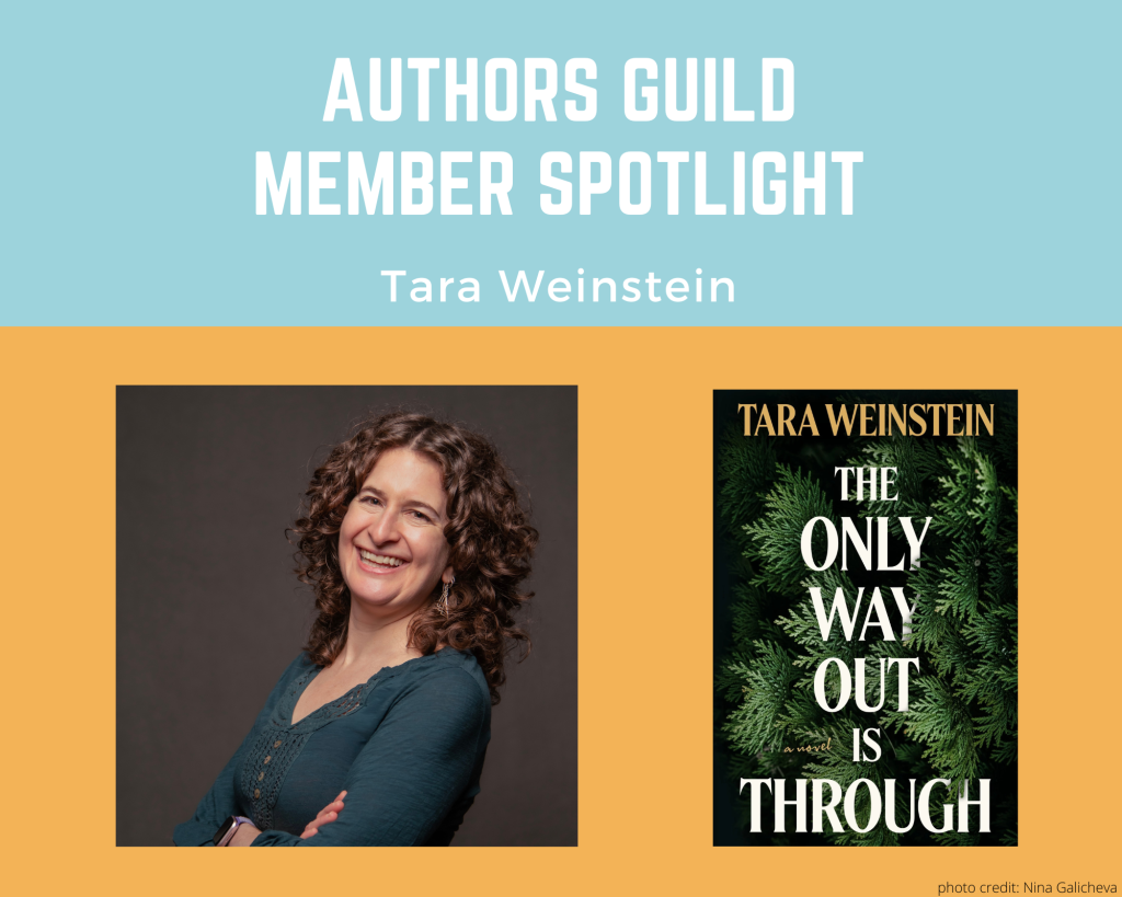 author Tara Weinstein and her book The Only Way Out Is Through