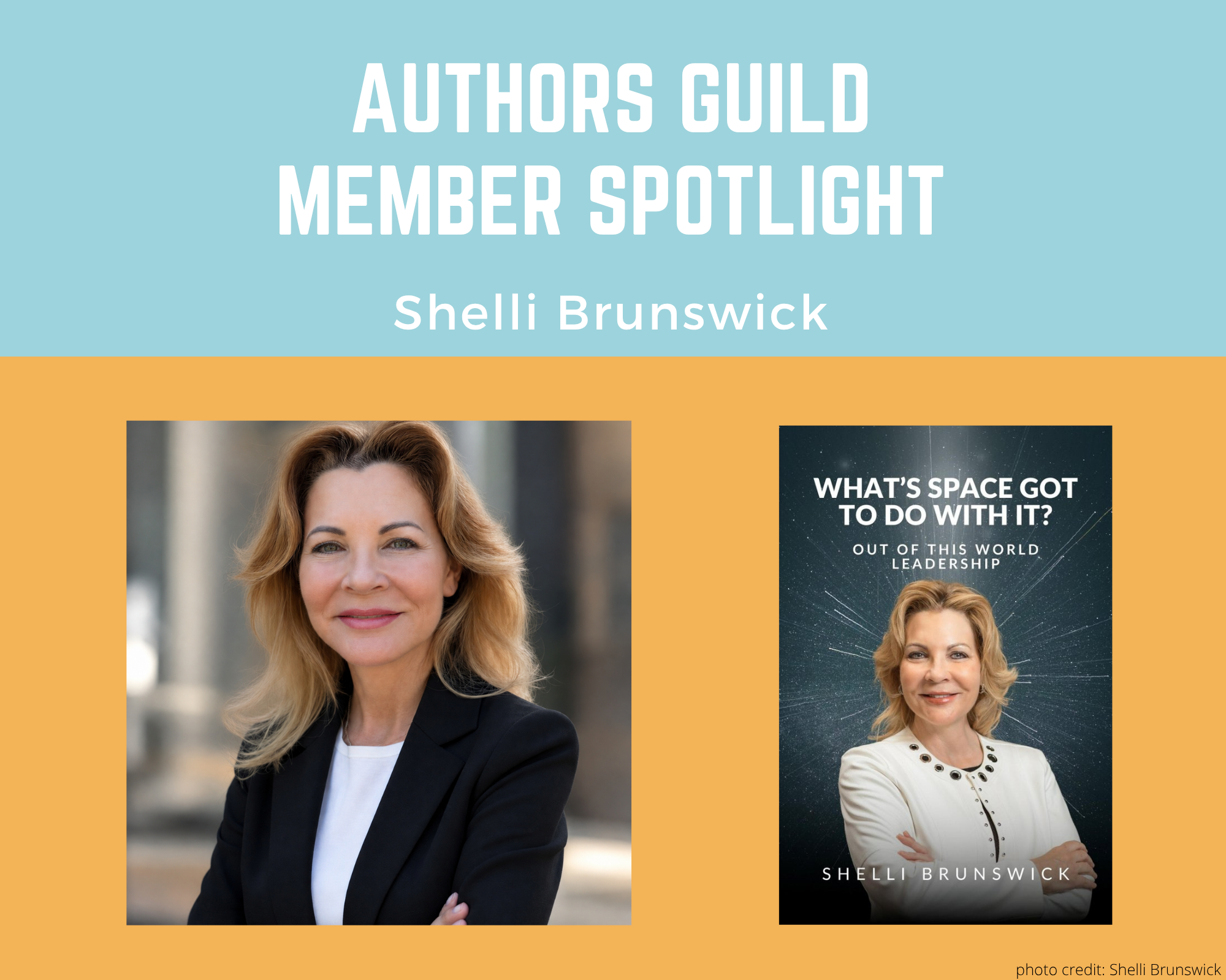 author Shelli Brunswick and her book What's Space Got to Do with It?