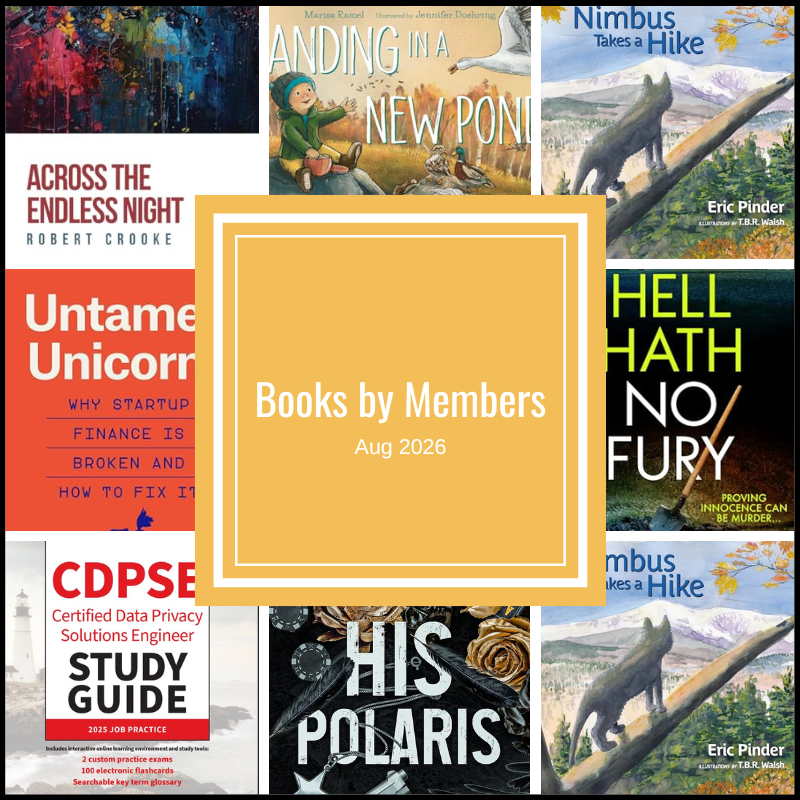 collage of Books by Members Aug 2026 