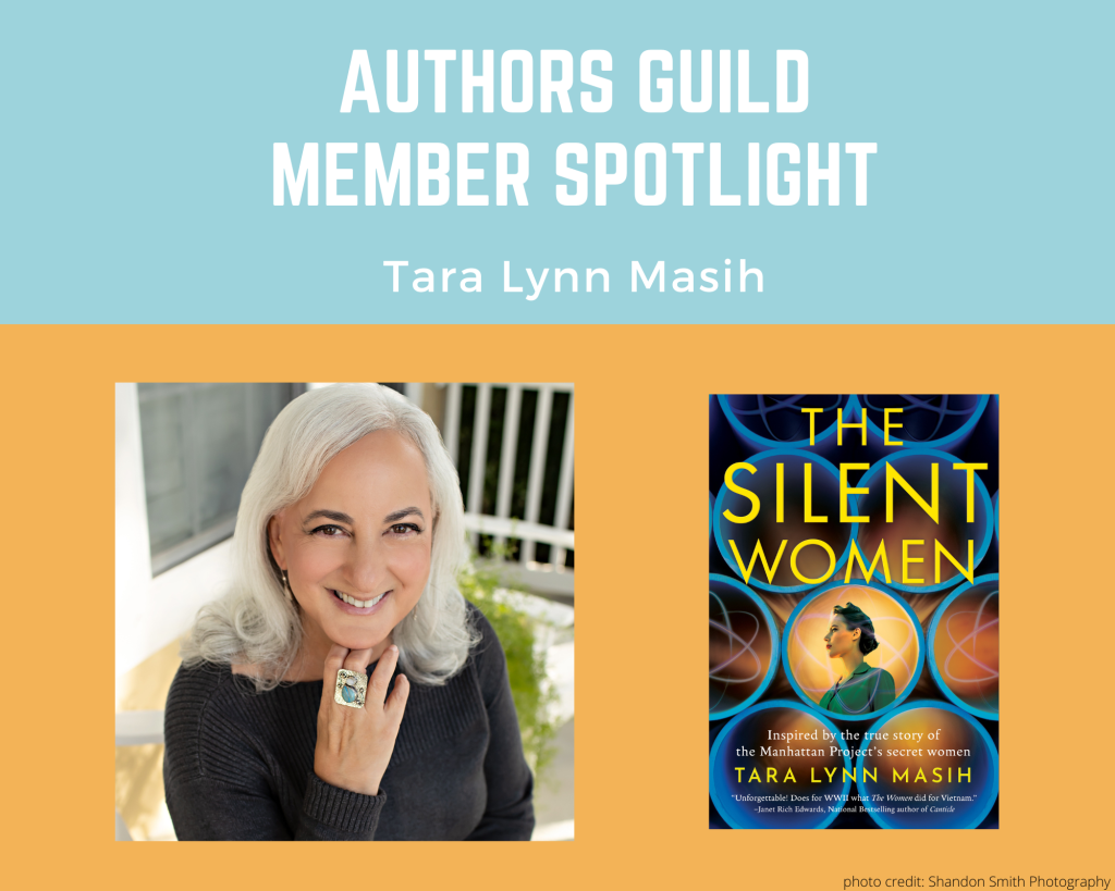 author Tara Lynn Masih and her book The Silent Women