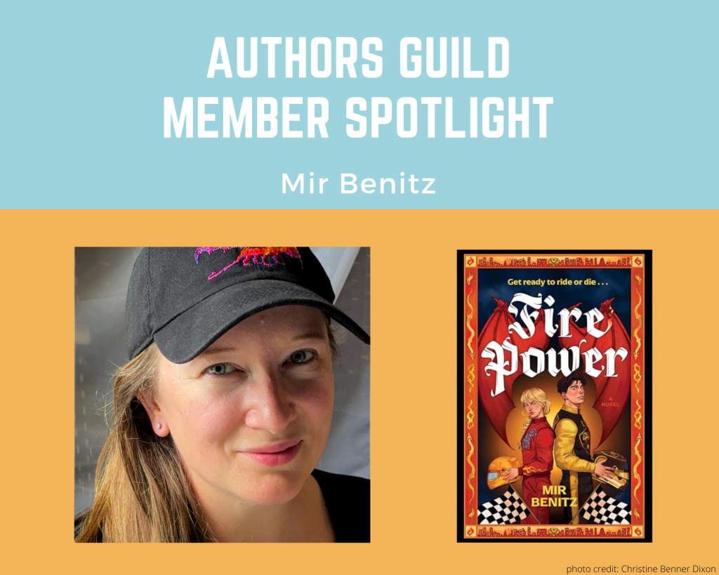 author Mir Benitz and her book Fire Power