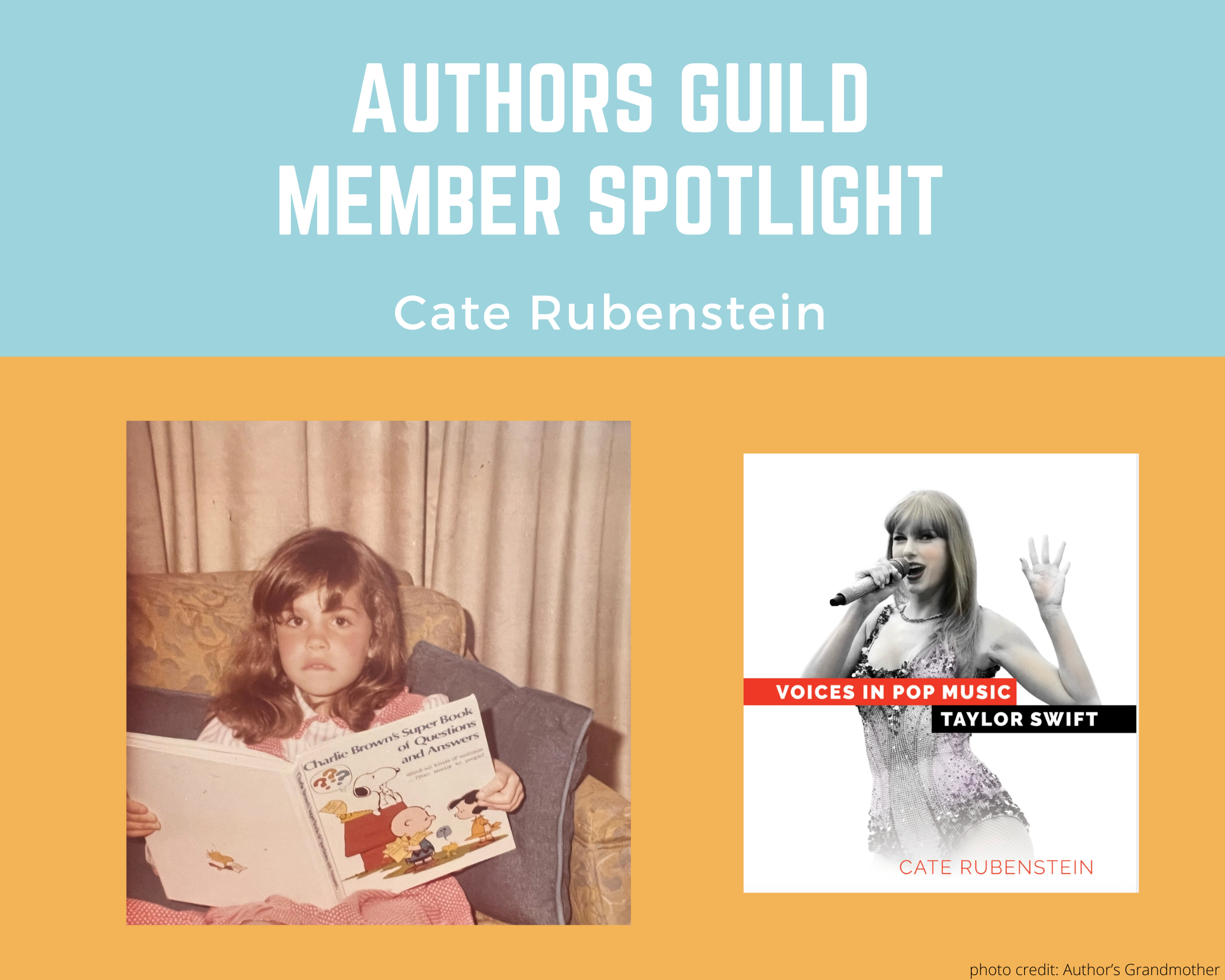 author Cate Rubenstein and her book Voices in Pop Music: Taylor Swift