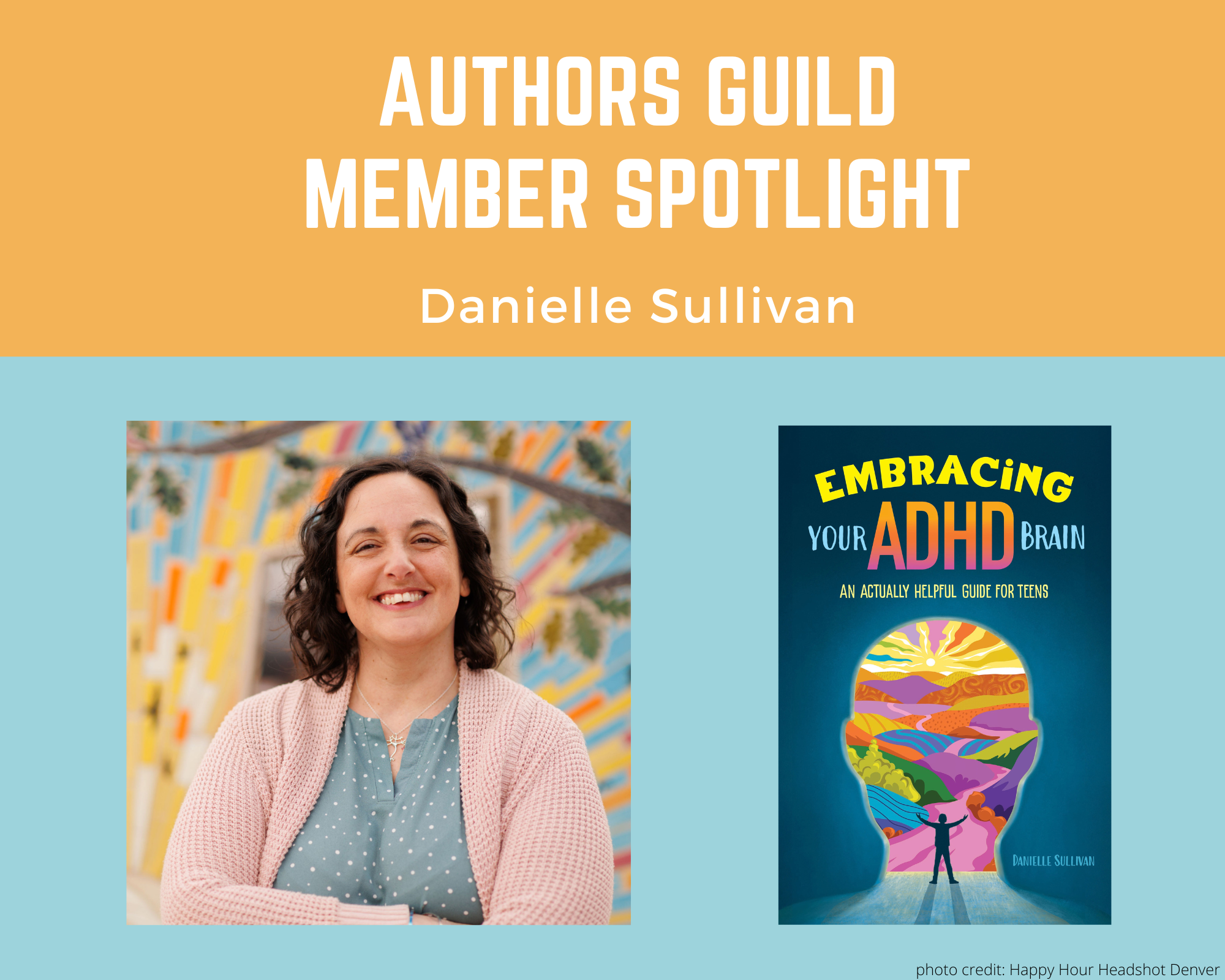 author Danielle Sullivan and her book Embracing Your ADHD Brain