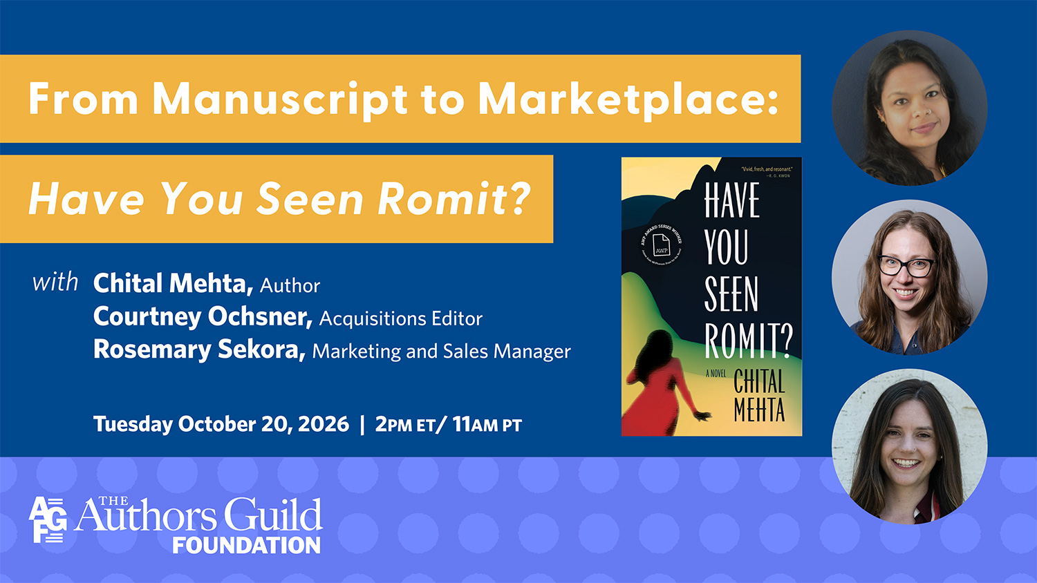 From Manuscript to Marketplace: Have You Seen Romit?